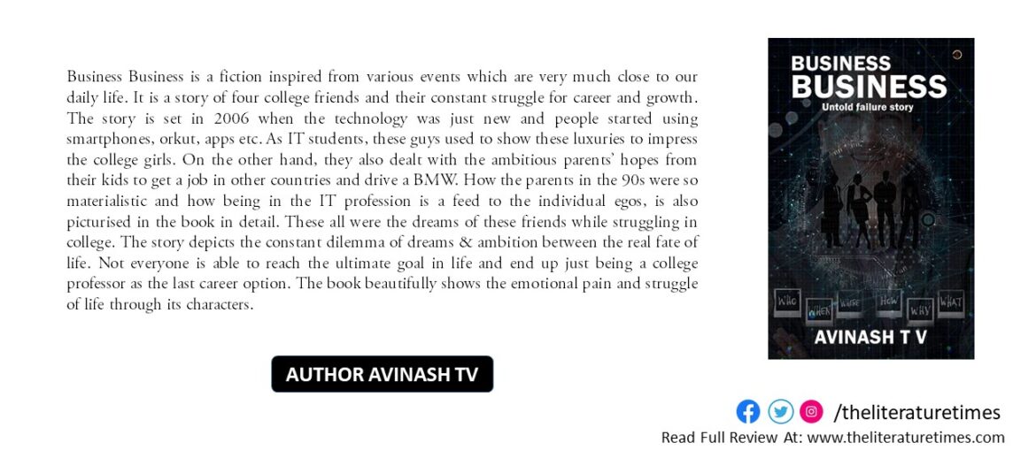 A constant dilemma of dreams & ambition between the real fate of life – Business Business by Avinash T V
