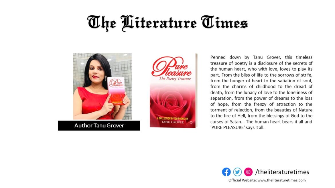 Tanu Grover Talks About Her Poetry Book “Pure Pleasure”