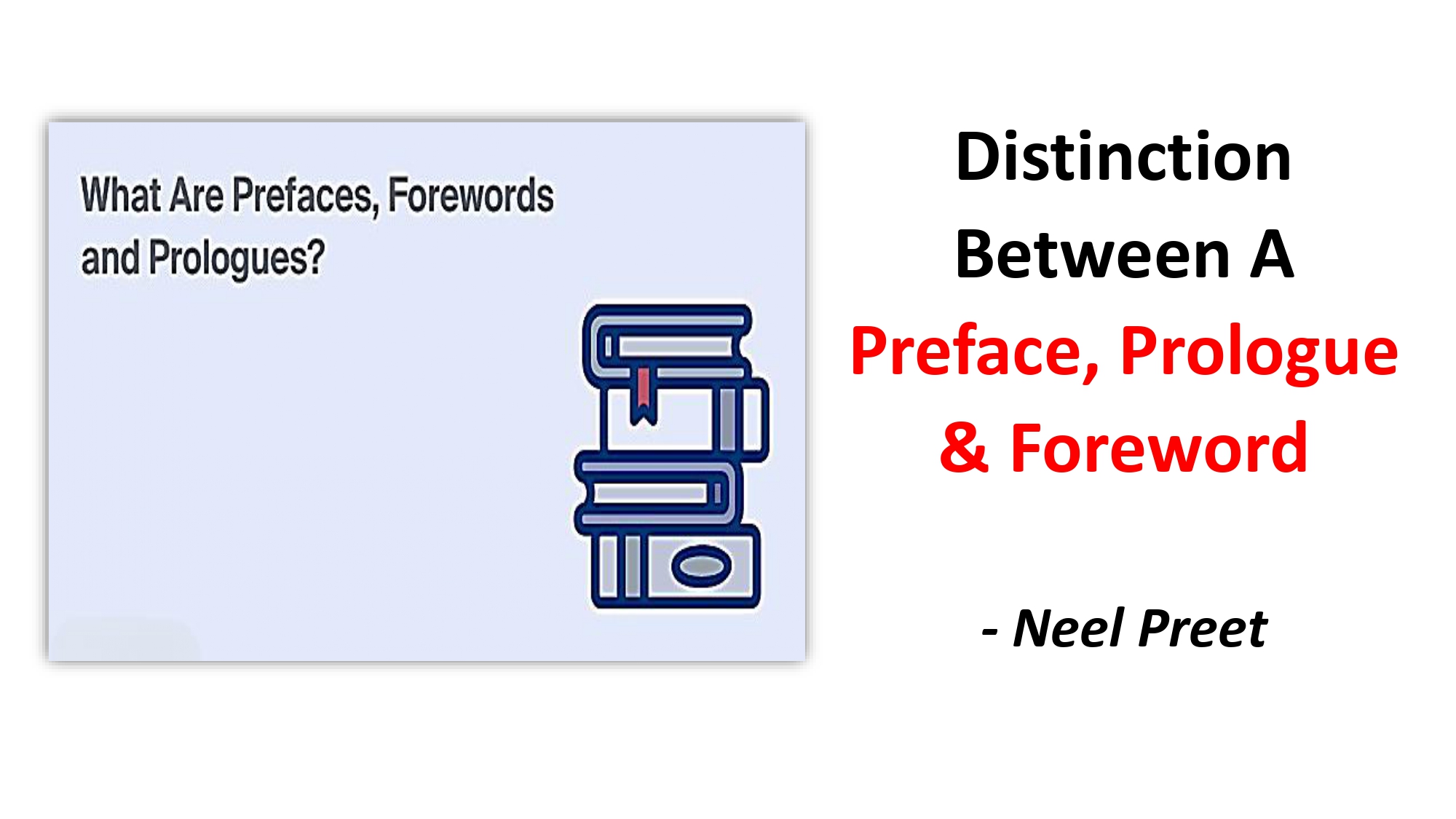 Distinction Between A Preface, Prologue & Foreword The Literature Times
