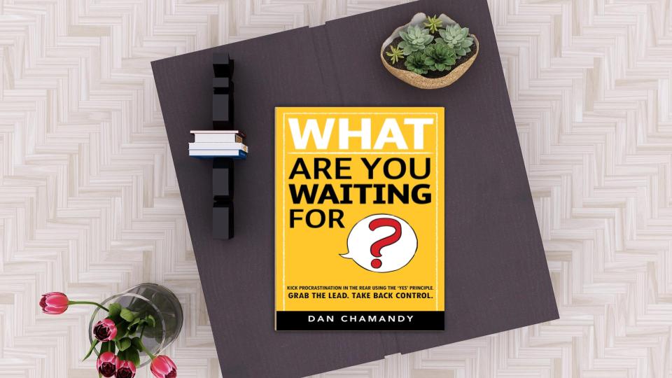 Dan Chamandy’s “What Are You Waiting For: Kick Procrastination in the Rear Using the ‘Yes’ Principle. Grab the Lead. Take Back Control”