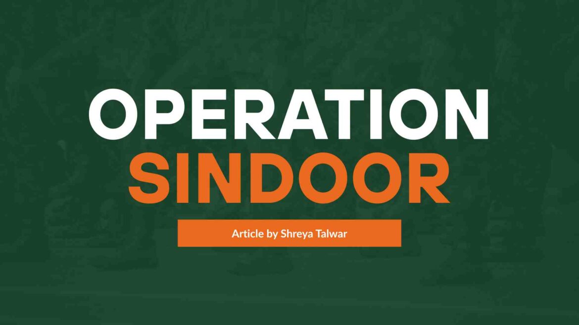 Operation Sindoor – A Strategic Breakthrough