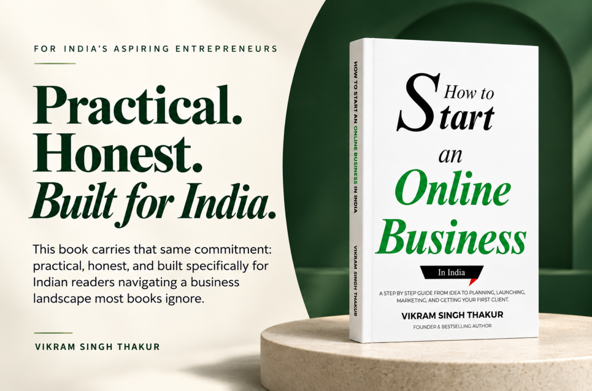 Book Launched: How to Start an Online Business In India by Vikram Singh Thakur